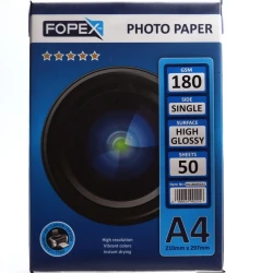 Фотобумага Fopex Single, A4, 180 гр, 50 стр