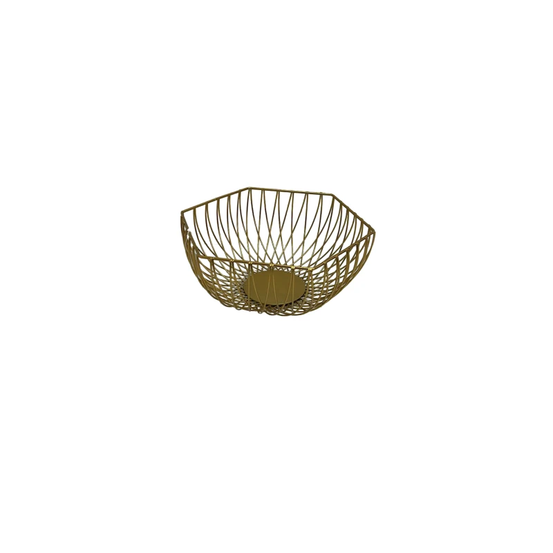 Meyvə qabı DH18005B qızılı, 12x25 sm