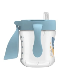 Поильник с мягким носиком Dr.Brown's Soft Spout, голубой, 180 мл, 6+ мес