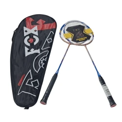 Ракетки для бадминтона Fox-0726, с чехлом, 2 шт Ракетки для бадминтона Fox-0726, с чехлом, 2 шт