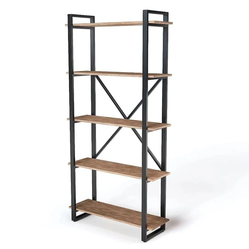 Stellaj 3563_LoftStefan5Votan, 90x31x180 sm, LDSP, qəhvəyi