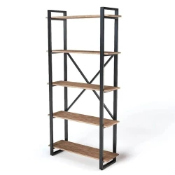 Stellaj 3563_LoftStefan5Votan, 90x31x180 sm, LDSP, qəhvəyi Stellaj 3563_LoftStefan5Votan, 90x31x180 sm, LDSP, qəhvəyi