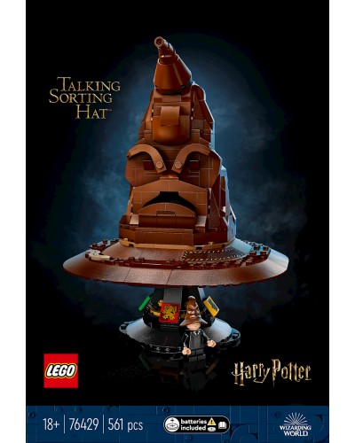 Konstruktor LEGO Harry Potter Talking Sorting Hat 76429, 18+ yaş, 561 detal