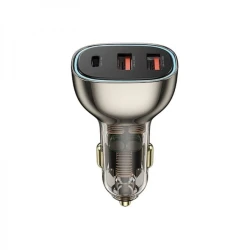 Автомобильное зарядное устройство Wiwu WI-QC013 90W 2USB/1Type-C Black Автомобильное зарядное устройство Wiwu WI-QC013 90W 2USB/1Type-C Black