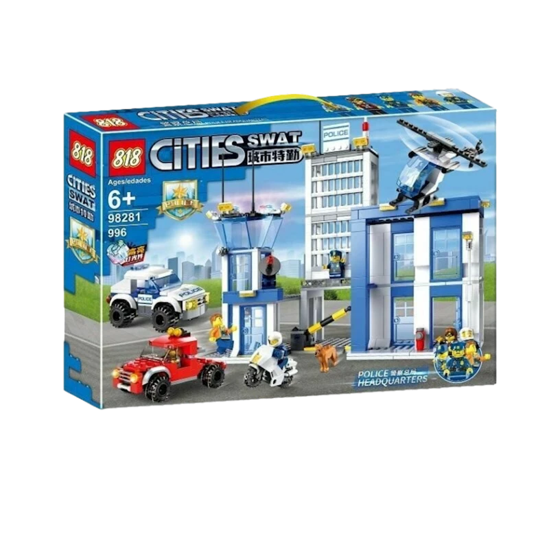 Блочный конструктор Сити 98281, 996 элементов