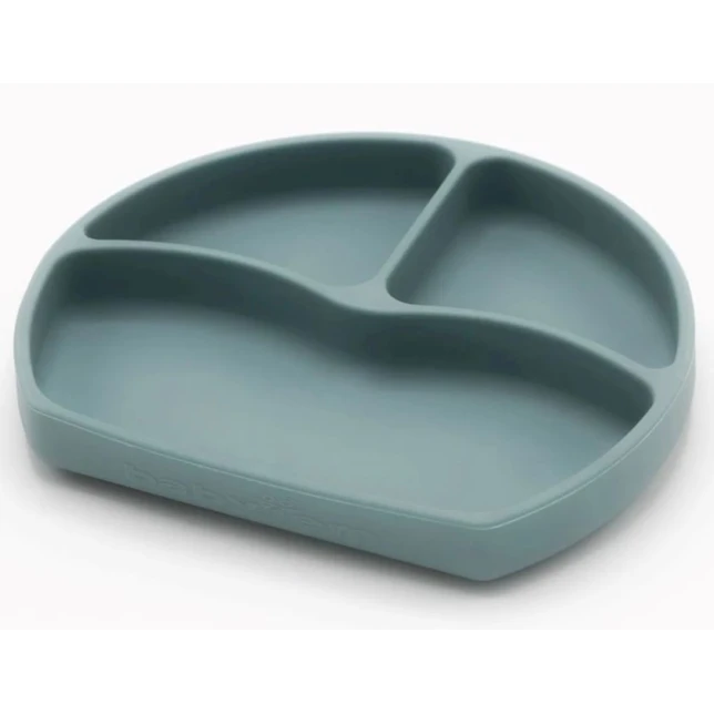 Boşqab Babyjem, 19х17 sm, silikon, 6+ ay, yaşıl Boşqab Babyjem, 19х17 sm, silikon, 6+ ay, yaşıl