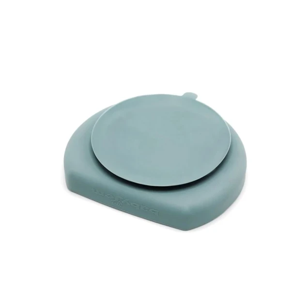 Boşqab Babyjem, 19х17 sm, silikon, 6+ ay, yaşıl Boşqab Babyjem, 19х17 sm, silikon, 6+ ay, yaşıl