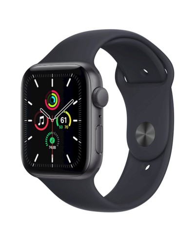Ağıllı saat Apple Watch SE GPS 44mm Space Grey Aluminium Case with Midnight Sport Band (MKQ63LL/A)