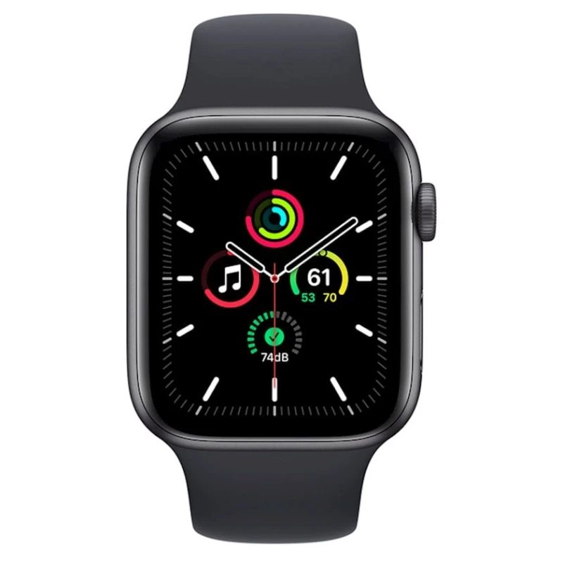 Смарт-часы Apple Watch SE GPS 44mm Space Grey Aluminium Case with Midnight Sport Band (MKQ63LL/A)