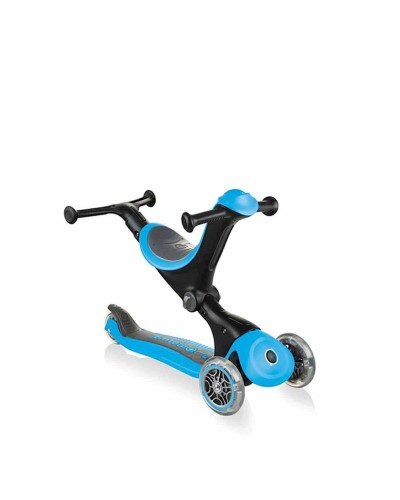 Yığılan skuter Globber Go Up Deluxe, mavi/qara