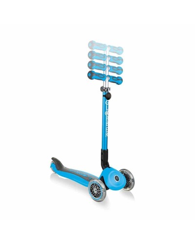 Yığılan skuter Globber Go Up Deluxe, mavi/qara