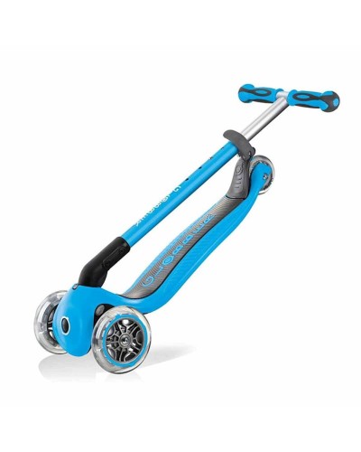 Yığılan skuter Globber Go Up Deluxe, mavi/qara
