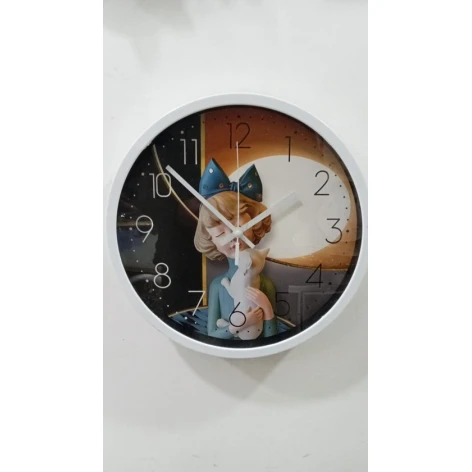 Настенные часы Bayramov Group SS-149, белый, 30 см