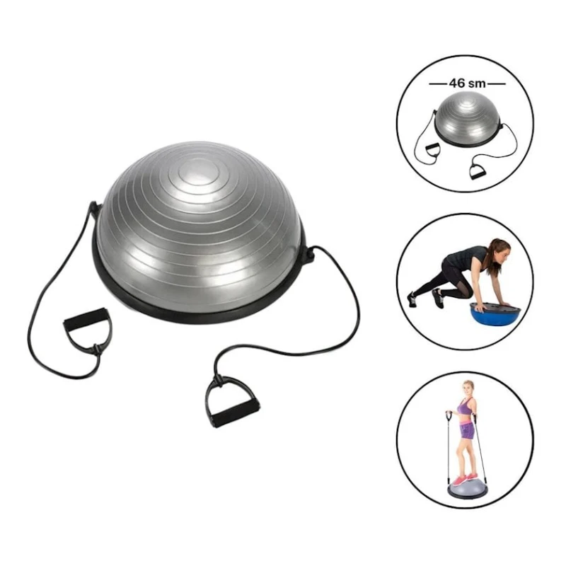 Балансировочная полусфера Gymnic 1618/1, 46 см, серый