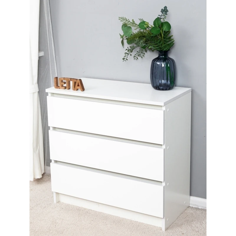 Комод Letta, белый, ЛДСП, 70x35x67 см Комод Letta, белый, ЛДСП, 70x35x67 см