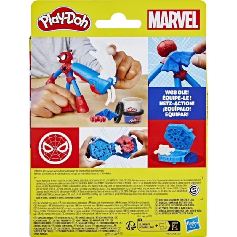 Игровой набор Hasbro Play-Doh Marvel Spider-Man, 4+ лет Игровой набор Hasbro Play-Doh Marvel Spider-Man, 4+ лет