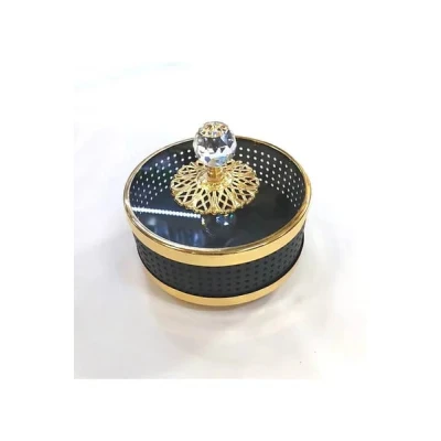 Конфетница, стекло, черная Конфетница, стекло, черная