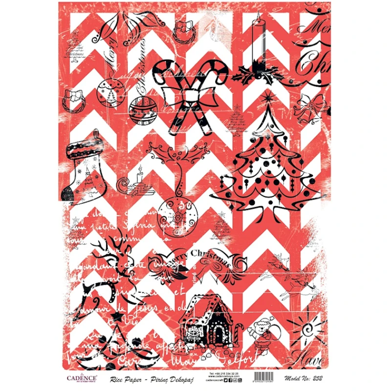 Dekupaj üçün düyü kağızı Cadence A3,252 30x42 sm Dekupaj üçün düyü kağızı Cadence A3,252 30x42 sm