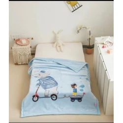 Плед для колыбели Maison Dor UB16, 100х130 см, бамбук, голубой Плед для колыбели Maison Dor UB16, 100х130 см, бамбук, голубой