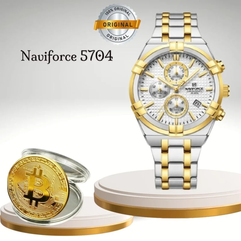 Hədiyyə dəsti Nn_739483a (Kişi qol saatı NaviForce 5704 + Suvenir Bitcoin) Hədiyyə dəsti Nn_739483a (Kişi qol saatı NaviForce 5704 + Suvenir Bitcoin)