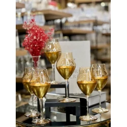 Набор бокалов AA-ES-026, золотистый, 300 мл, 6 шт