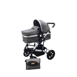 Детская коляска 562 FXD Серая