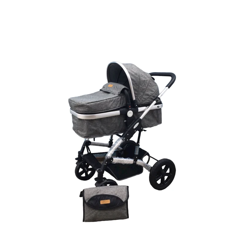 Детская коляска 562 FXD Серая