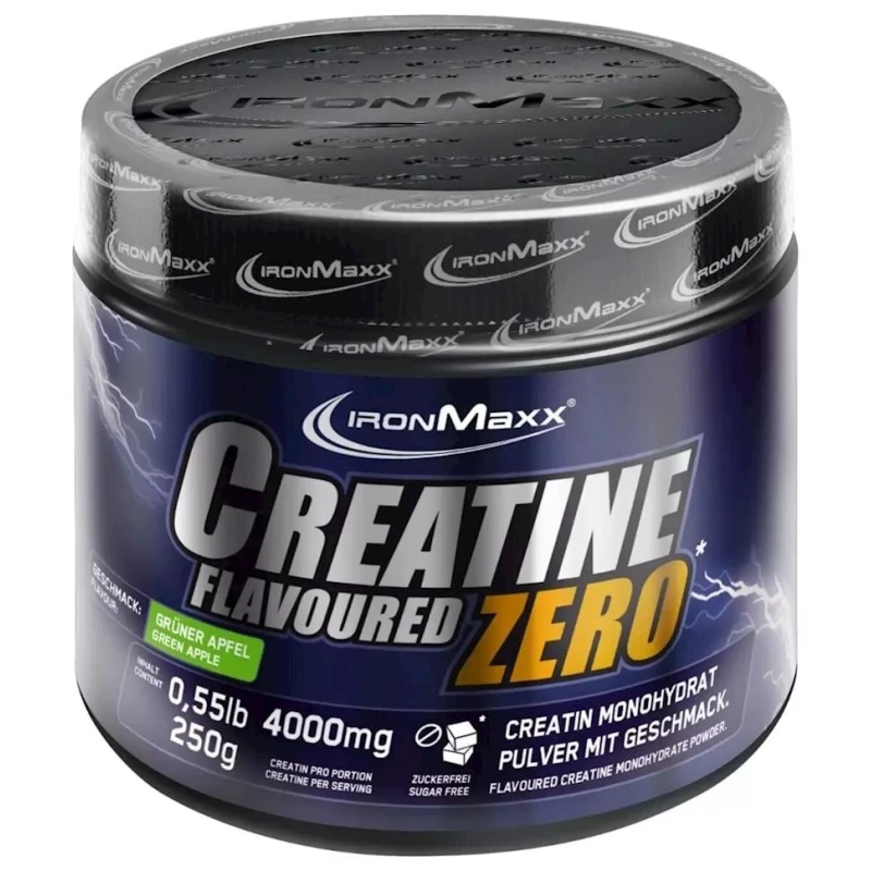 Кератин IronMaxx Flavoured Zero Green Apple, 250 г Кератин IronMaxx Flavoured Zero Green Apple, 250 г