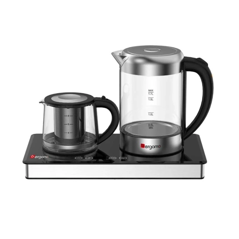 Электрочайник с заварником Bergamo BG-TM2408SGD Электрочайник с заварником Bergamo BG-TM2408SGD