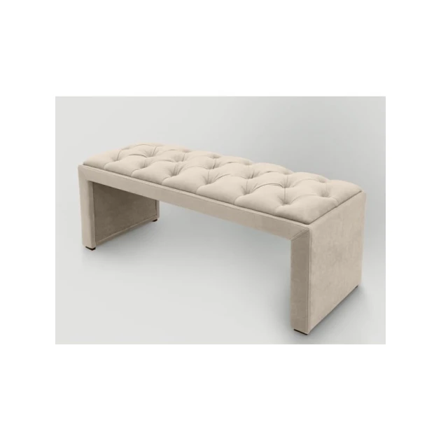 Скамейка 17, ткань, бежевый, 40x35x80 см Скамейка 17, ткань, бежевый, 40x35x80 см