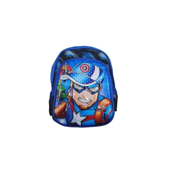 Məktəbli bel çantası BS-122, 32x25x15 sm, su keçirməyən parça, göy Məktəbli bel çantası BS-122, 32x25x15 sm, su keçirməyən parça, göy