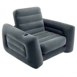 Надувное кресло İntex X66551, 117x224x66 см, черный