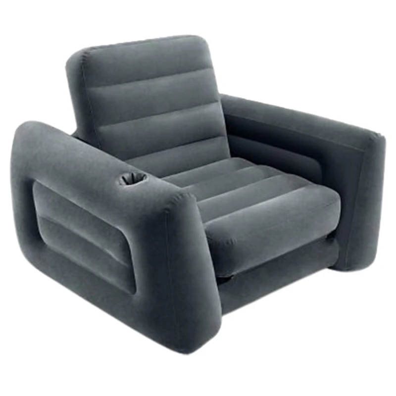 Надувное кресло İntex X66551, 117x224x66 см, черный Надувное кресло İntex X66551, 117x224x66 см, черный