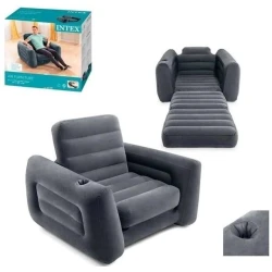 Надувное кресло İntex X66551, 117x224x66 см, черный