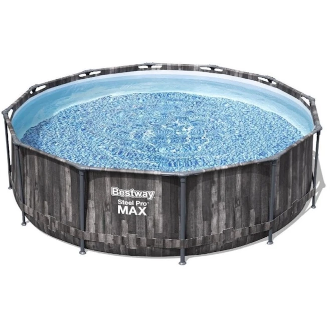 Бассейн Bestway 5614X, каркасный, круглый, 366х366х100 см, 9150 л, серый