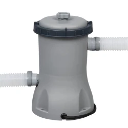 Hovuz Bestway 5614X, karkas, dairəvi, 366х366х100 sm, 9150 l, boz