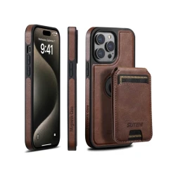 Çexol Suteni Apple iPhone 13 Pro üçün, qəhvəyi