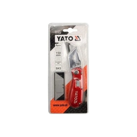 Нож строительно-ремонтный Yato YT-7534 Нож строительно-ремонтный Yato YT-7534