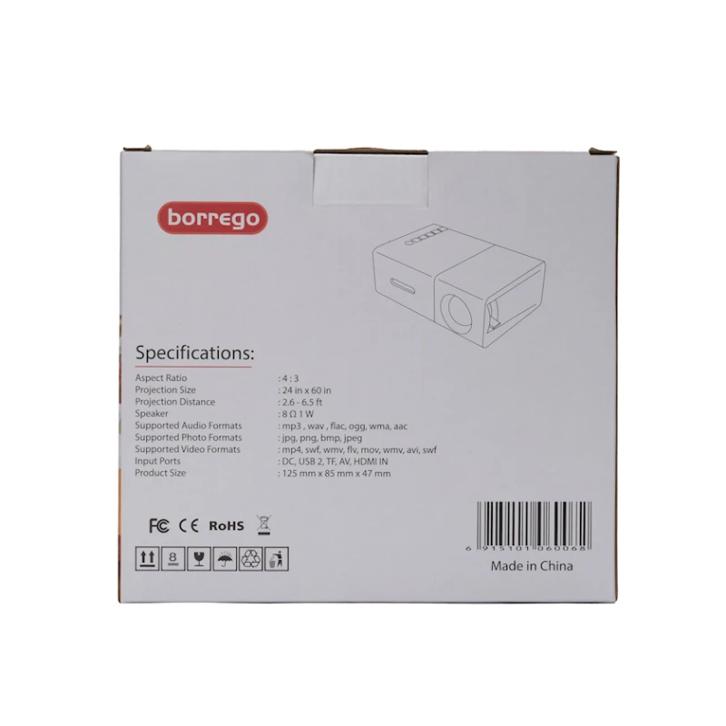 Proyektor Borrego LED, Yellow & White Proyektor Borrego LED, Yellow & White