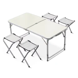 Складной комплект для пикника со столом и стульями Складной комплект для пикника со столом и стульями