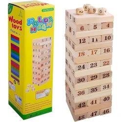 Деревянная настольная игра Wood Toys Jenga, 3+ лет