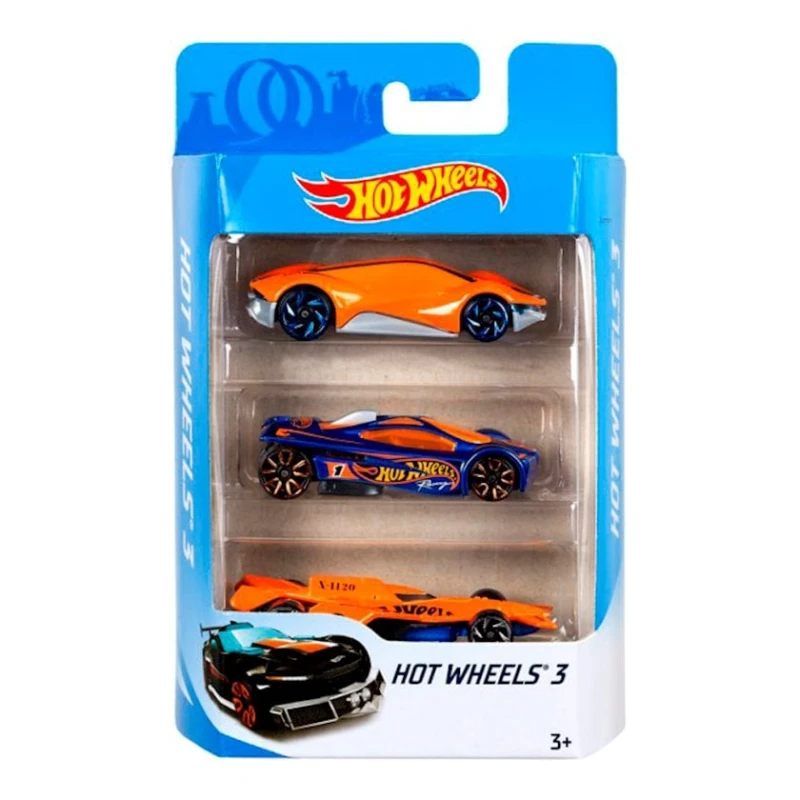 Набор машинок Hot Wheels K5904-978L, 3 шт, в ассортименте