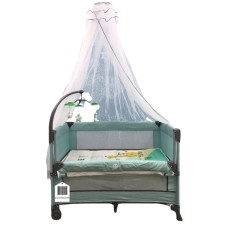 Manej-çarpayı Cool Baby VL-KIDS-145, yaşıl, 100х60х74 sm