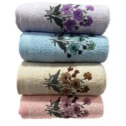 Набор банных полотенец Sahara SHA-00004730, 70x140 см, 4 шт