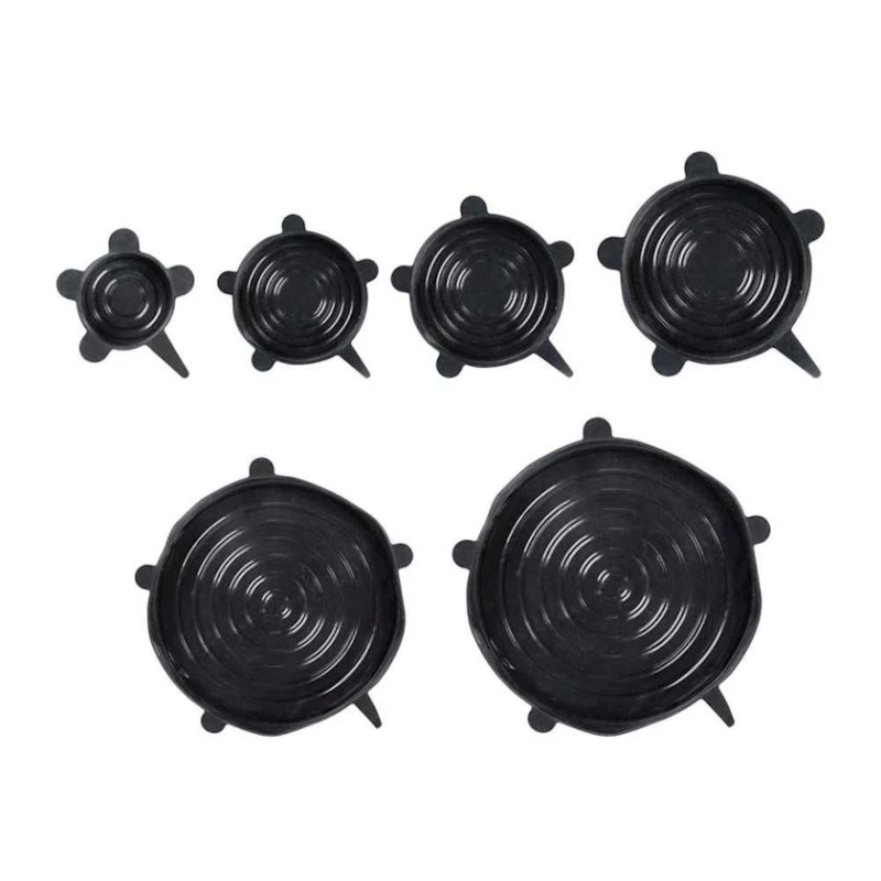 Набор крышек Wenko, силикон, 6 шт Набор крышек Wenko, силикон, 6 шт