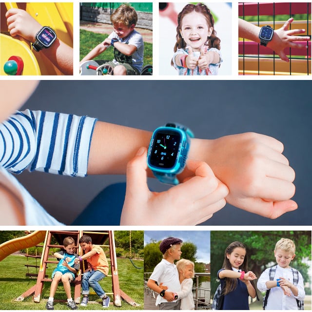 Uşaqlar üçün smart saat Gelius Pro GPS Tracker GP-PK001 PRO KID mavi