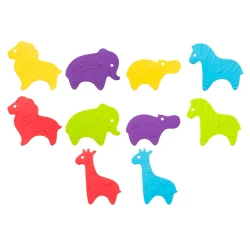 Мини-коврики для ванной Roxy Kids RBM-010-CV, 10 шт, разноцветные