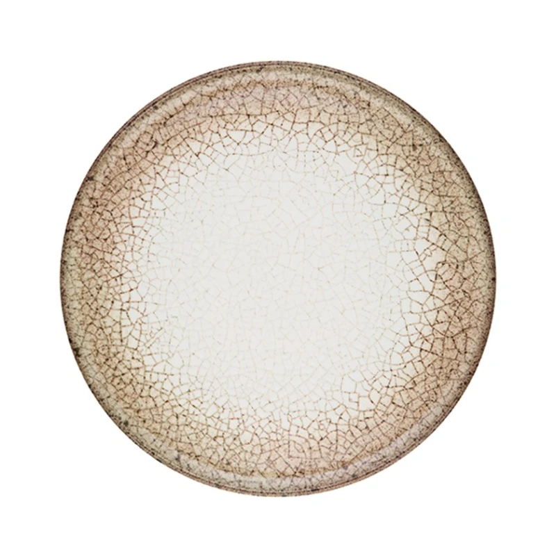 Тарелка ID-Fin Deserto Mesa, фарфор, бежевая, 31 см