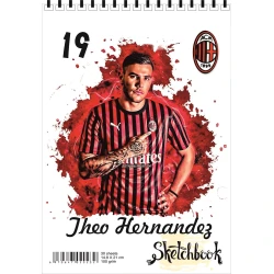 Блокнот Sketchbook Theo Hernandez, A5, 30 листов