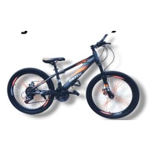 Dağ velosipedi BMX_gyor20, boz/narıncı, ölçü 20